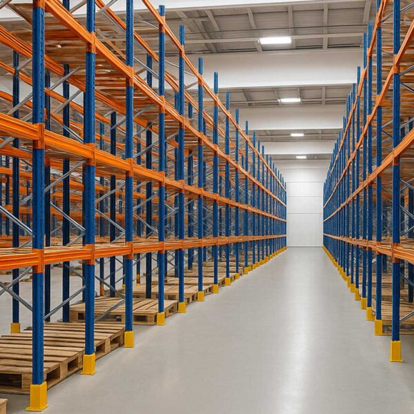 selective pallet racking system in a warehouse in Pakistan