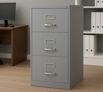 heavy-duty steel cabinets in an industrial workspace in Pakistan