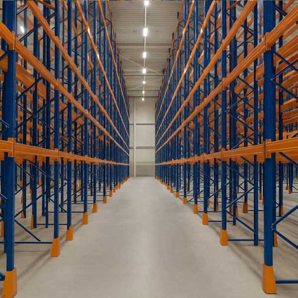 Very narrow aisle VNA racking system in a warehouse in Pakistan