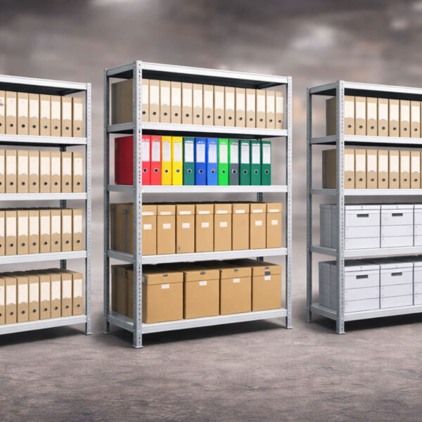 steel file shelving system for office archive storage in Karachi