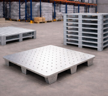 Galvanized steel pallet for industrial warehouse storage Pakistan