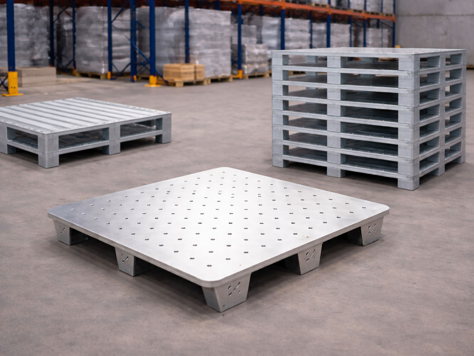 galvanized steel pallet for industrial warehouse storage Pakistan